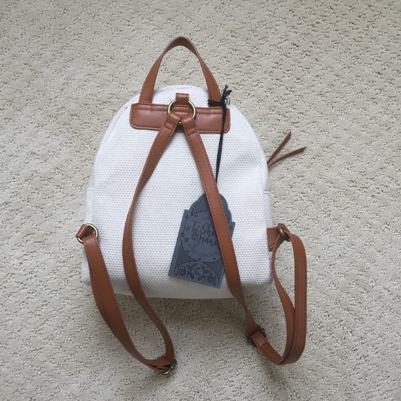 New T-Shirt & Jeans Canvas Back Pack with Cactus - Picture 4 of 5